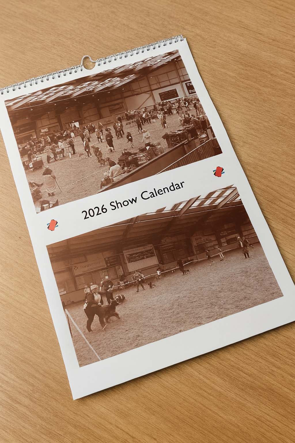 A3 Portrait Wire Bound Show Calender